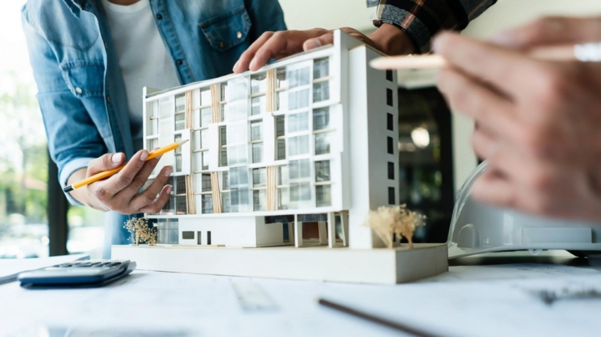 How does model making help visualize villa landscaping detail